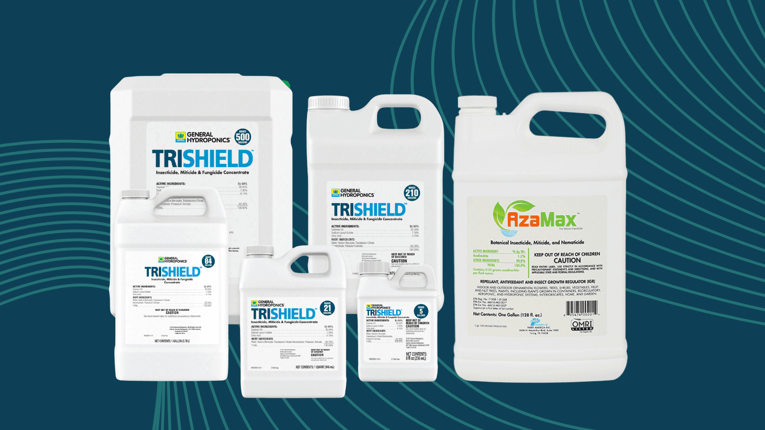 General Hydroponics TriShield & Azamax
